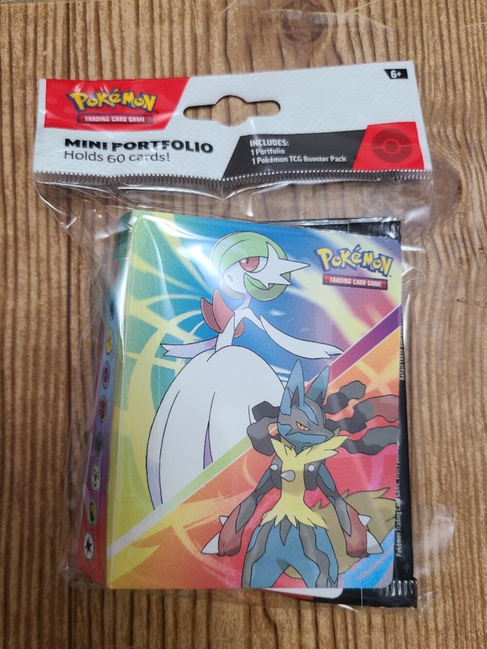 Pokemon Mega Evolution mini portfolio w/ 1 TCG Booster pack (NEW)